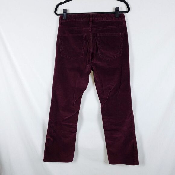 Gap Corduroy Pants Bootcut Womens 8 Burgundy Red Y2K Preppy Retro Whimsigoth - Picture 5 of 9
